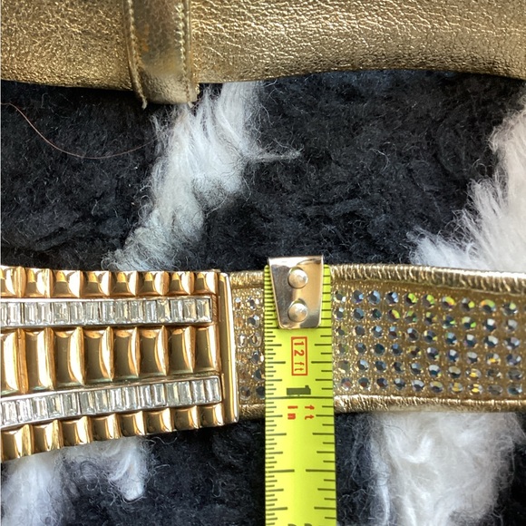 Vintage 1980’s Judith Leiber Gold Crystal Belt. (mc) - Picture 15 of 16